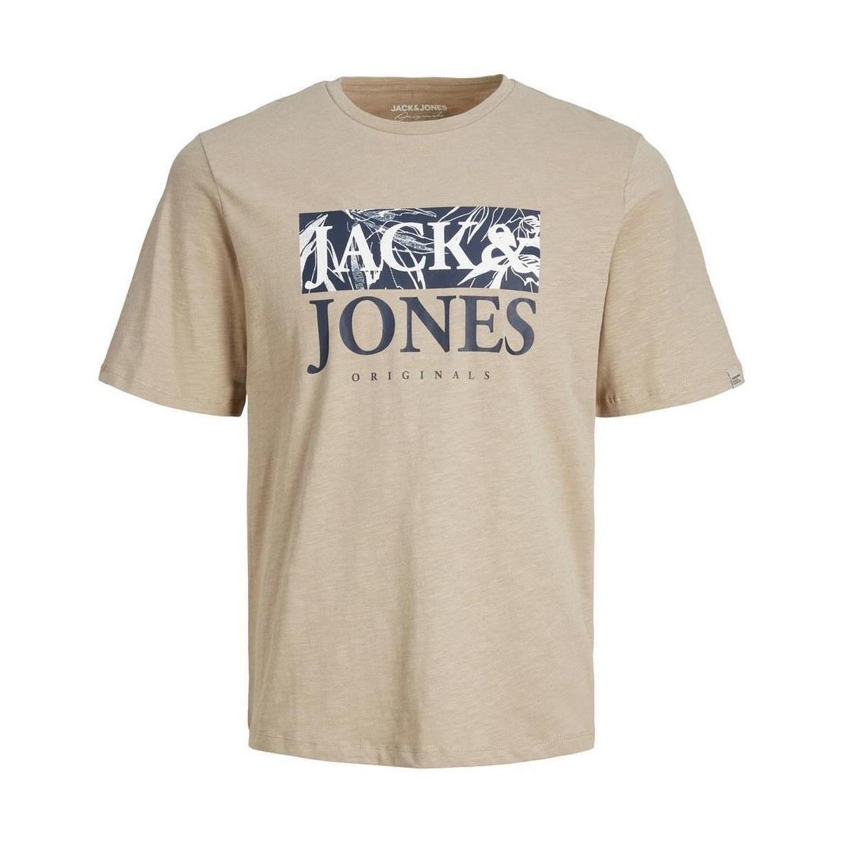 Textiel Heren T-shirts korte mouwen Jack & Jones  Beige
