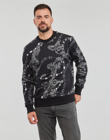 Textiel Heren Sweaters / Sweatshirts Versace Jeans Couture GAI3R0 Zwart / Wit
