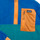 Textiel Kinderen Fleece Patagonia KIDS MICRODINI 1/2 ZIP PULLOVER Blauw / Groen / Geel