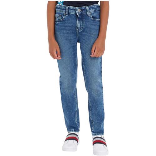 Textiel Jongens Jeans Tommy Hilfiger  Blauw