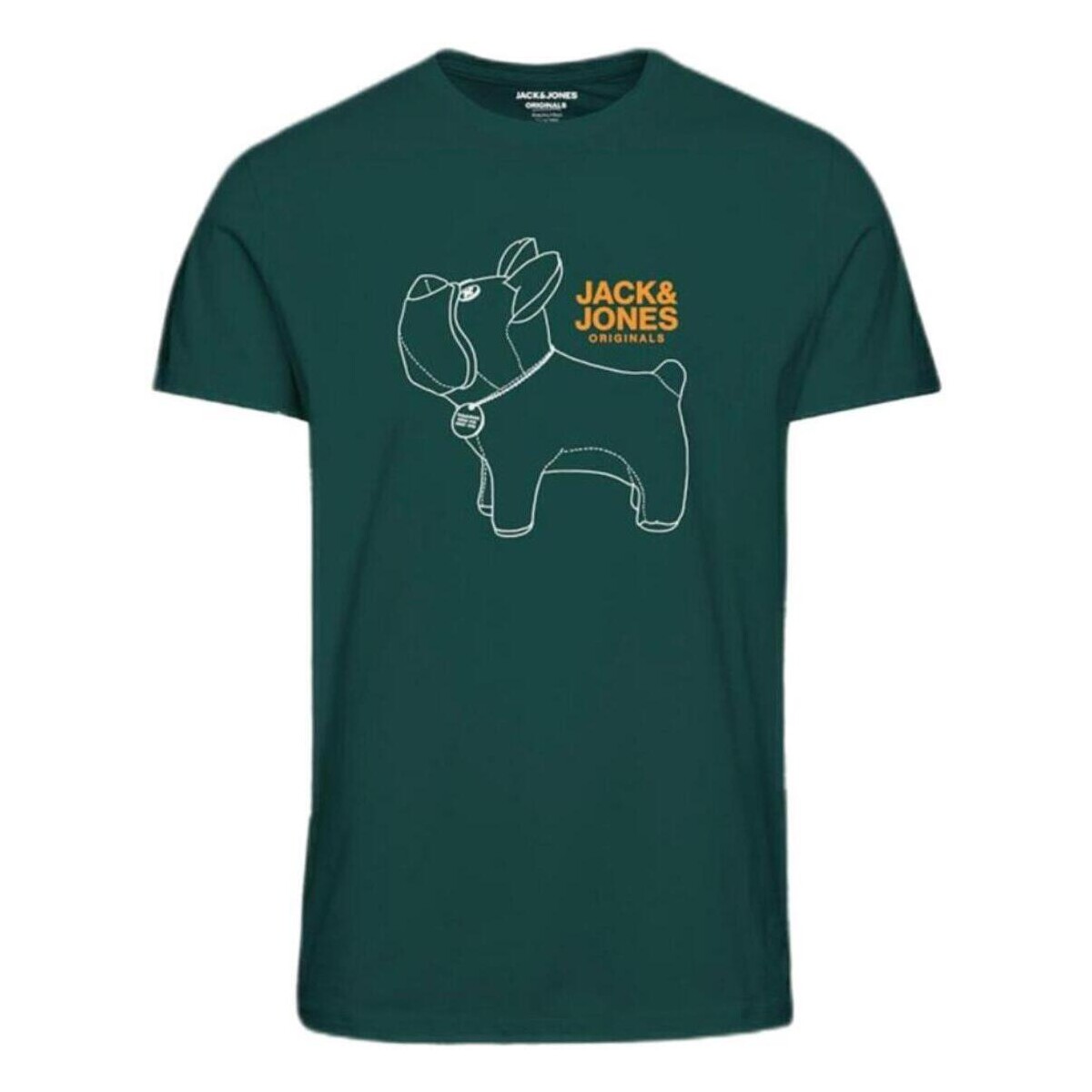 Textiel Jongens T-shirts korte mouwen Jack & Jones  Groen