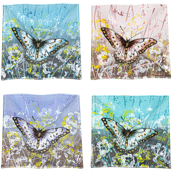 Wonen Schaaltjes en manden Signes Grimalt Vierkante Vlinderplaat 4U Multicolour