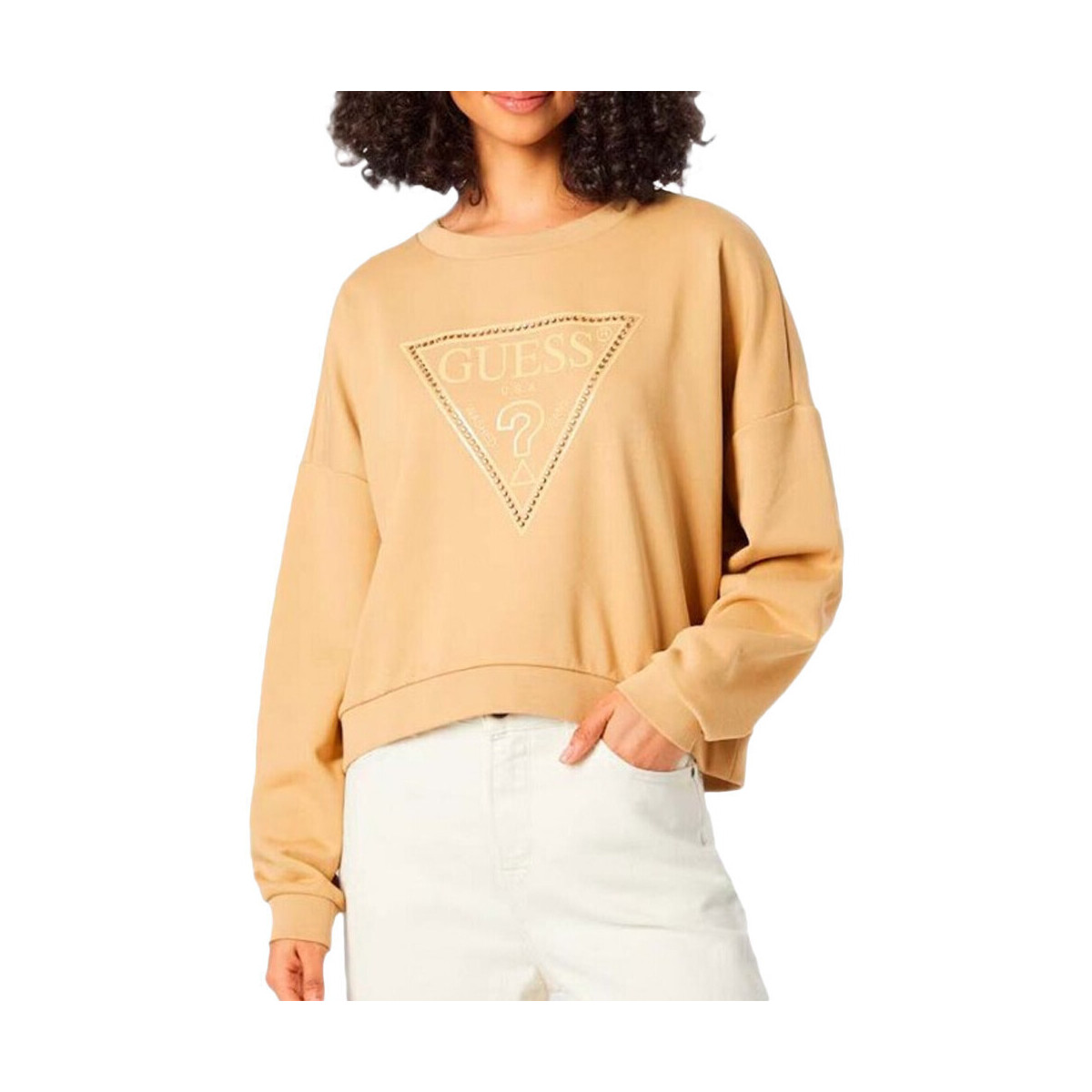 Textiel Dames Sweaters / Sweatshirts Guess  Brown