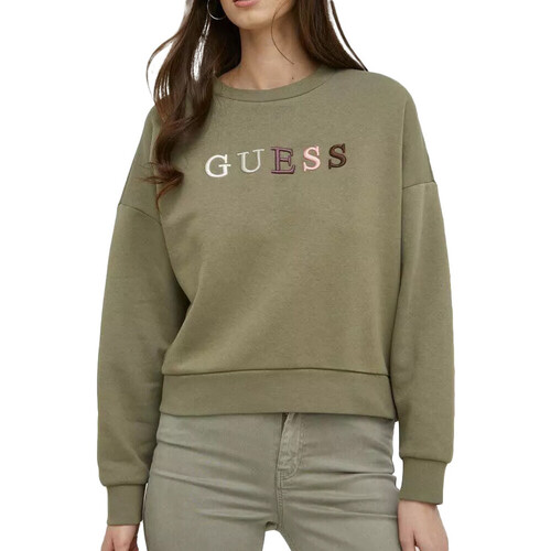 Textiel Dames Sweaters / Sweatshirts Guess  Groen