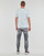 Textiel Heren T-shirts korte mouwen Tommy Jeans TJM CLSC SMALL TEXT TEE Blauw / Ciel