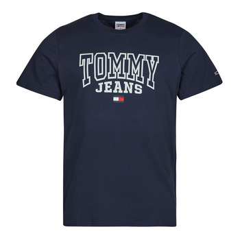 Textiel Heren T-shirts korte mouwen Tommy Jeans TJM RGLR ENTRY GRAPHIC TEE Marine