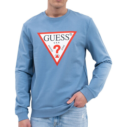 Textiel Heren Sweaters / Sweatshirts Guess  Blauw