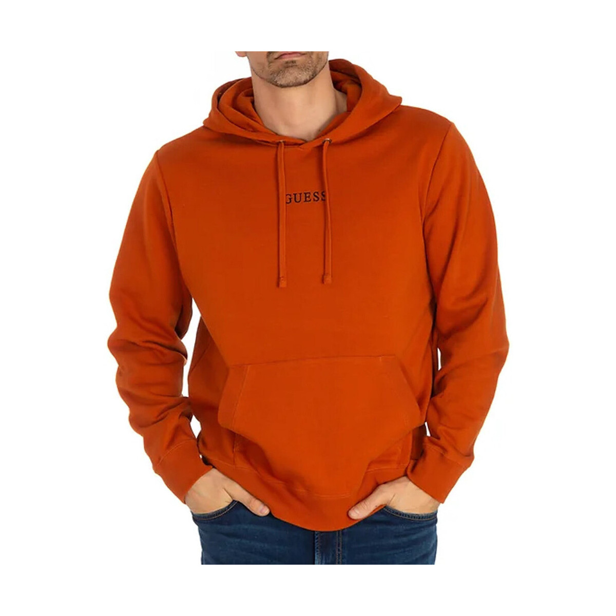 Textiel Heren Sweaters / Sweatshirts Guess  Orange