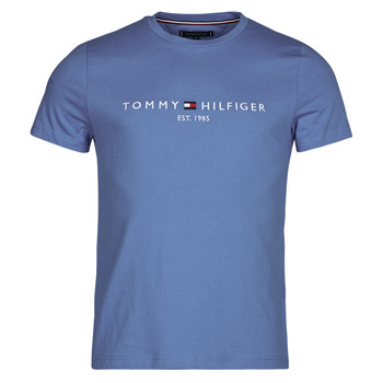 Textiel Heren T-shirts korte mouwen Tommy Hilfiger TOMMY LOGO TEE Blauw