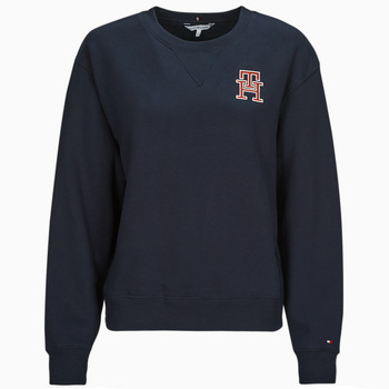 Textiel Dames Sweaters / Sweatshirts Tommy Hilfiger IMD MDRN REG SML SWEATSHIRT Marine