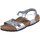 Schoenen Kinderen Sandalen / Open schoenen Birkenstock Rio Zilver
