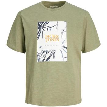 Textiel Heren T-shirts korte mouwen Jack & Jones  Groen