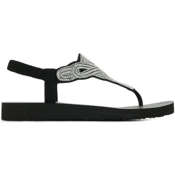 Schoenen Dames Sandalen / Open schoenen Skechers Meditation - Pearl Perfection Zwart
