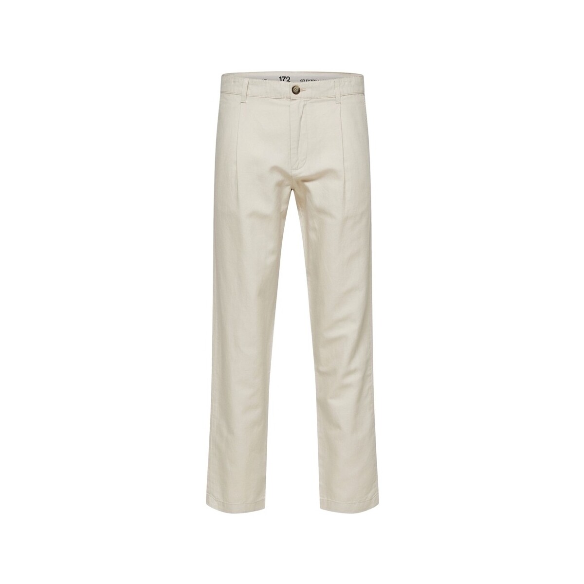 Textiel Heren Broeken / Pantalons Selected Slimtape-Jones - Oatmeal Beige