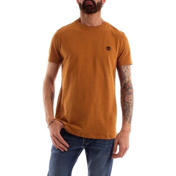 Textiel Heren T-shirts korte mouwen Timberland TB0A2BPRP471 Orange
