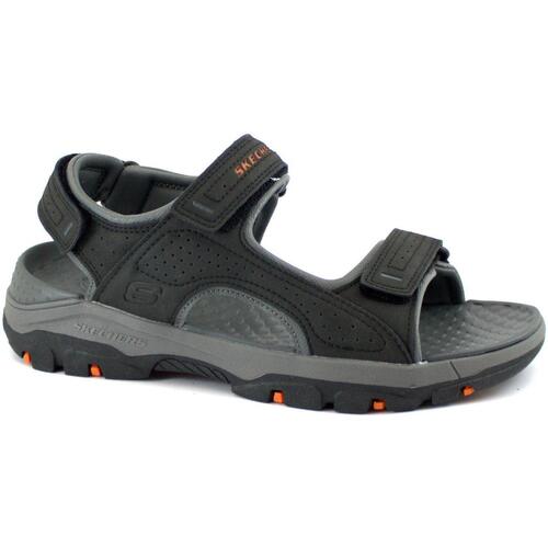 Schoenen Heren Sandalen / Open schoenen Skechers SKE-CCC-204105-BLK Zwart