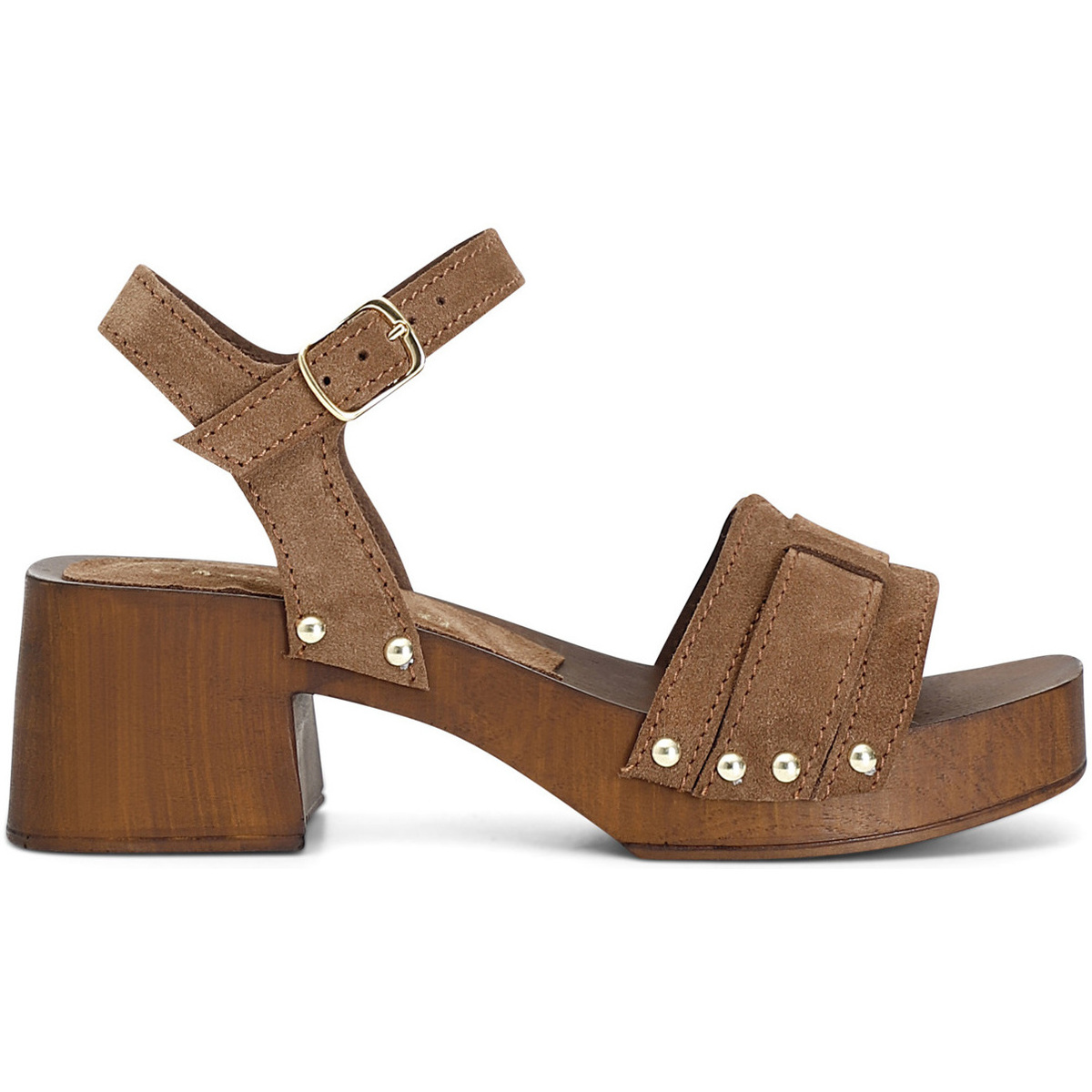 Schoenen Dames Sandalen / Open schoenen Café Noir C1XL6017 Brown