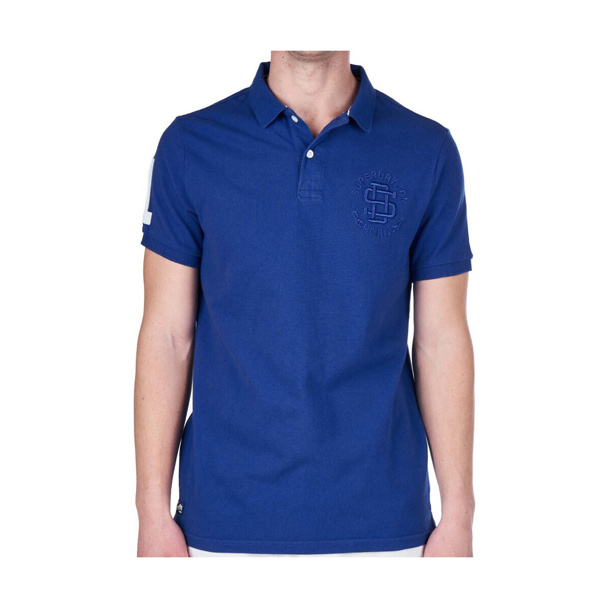 Textiel Heren T-shirts & Polo’s Superdry  Blauw
