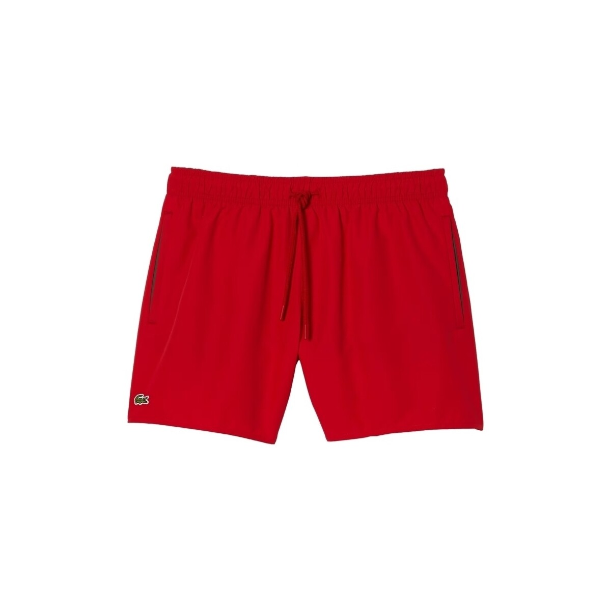 Textiel Heren Korte broeken / Bermuda's Lacoste Quick Dry Swim Shorts - Rouge Vert Rood