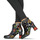 Schoenen Dames Enkellaarzen Laura Vita GUCSTOO Zwart / Multicolour