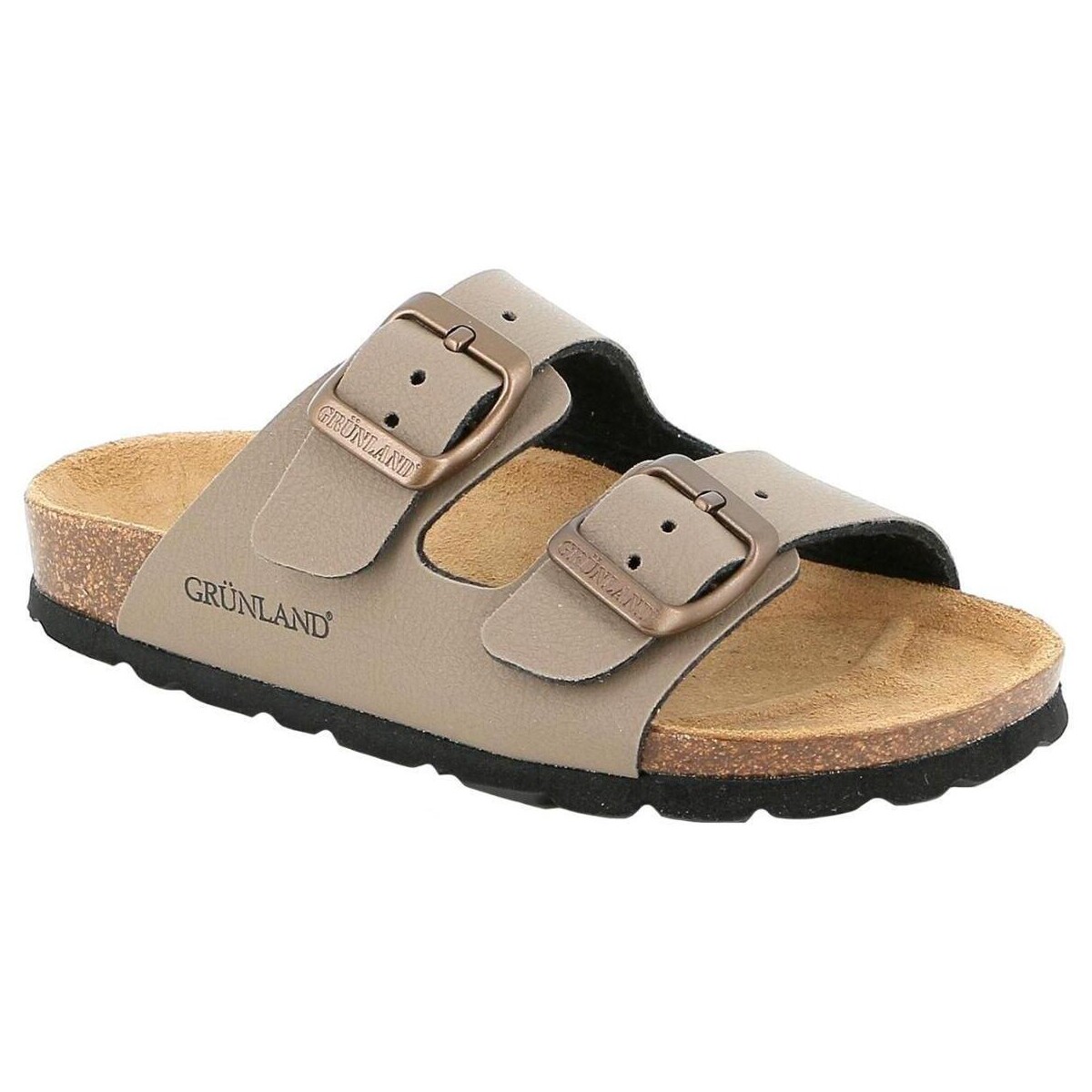 Schoenen Kinderen Leren slippers Grunland GRU-CCC-CB1537-TO Brown