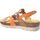 Schoenen Dames Sandalen / Open schoenen Plakton Curvi Orange