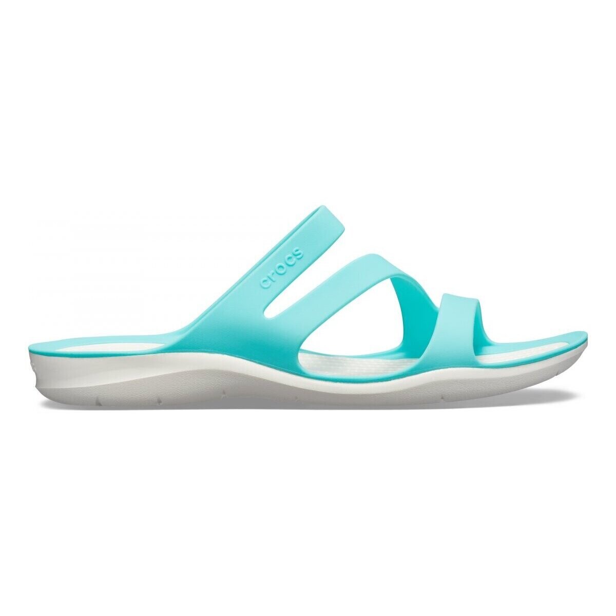 Schoenen Dames Sandalen / Open schoenen Crocs CR.203998-POLW Pool/white