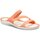 Schoenen Dames Sandalen / Open schoenen Crocs CR.203998-GFWH Grapefruit/white