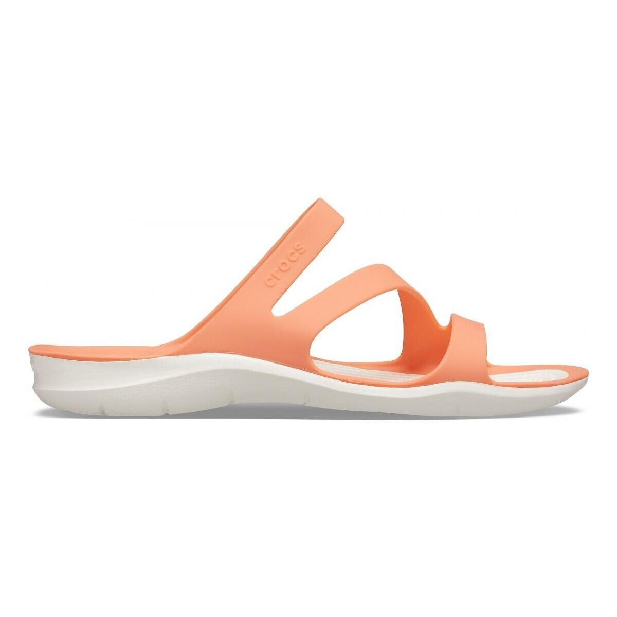 Schoenen Dames Sandalen / Open schoenen Crocs CR.203998-GFWH Grapefruit/white