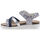 Schoenen Meisjes Sandalen / Open schoenen Bio Divina sandalen / blootsvoets dochter grijs Zilver