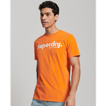 Textiel Heren T-shirts & Polo’s Superdry Vintage terrain classic Orange