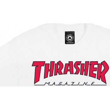 Textiel Heren T-shirts & Polo’s Thrasher T-shirt outlined Wit