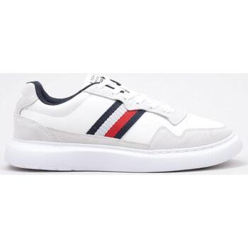 Schoenen Heren Lage sneakers Tommy Hilfiger LIGHTWEIGHT LEATHER MIX CUP Wit