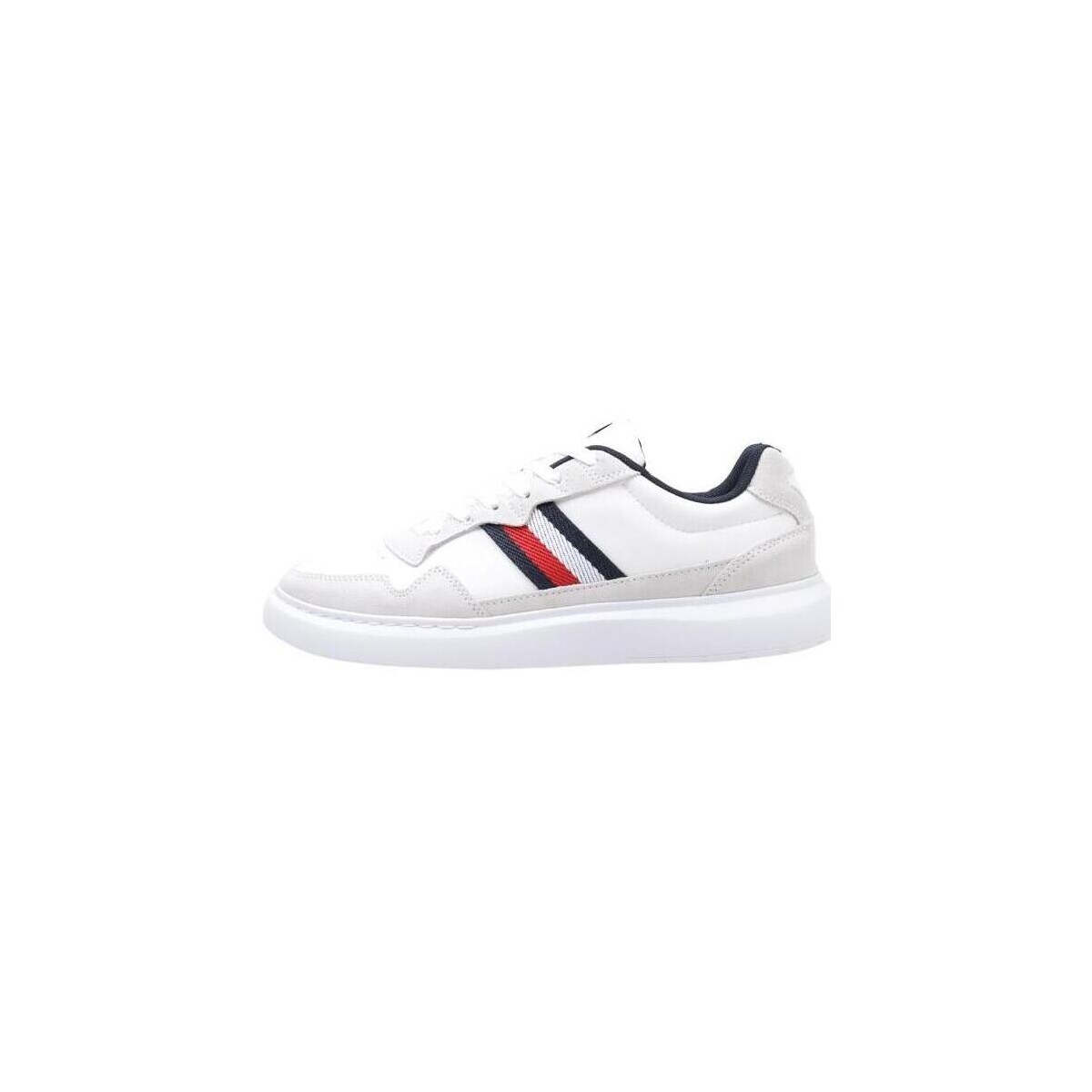 Schoenen Heren Lage sneakers Tommy Hilfiger LIGHTWEIGHT LEATHER MIX CUP Wit