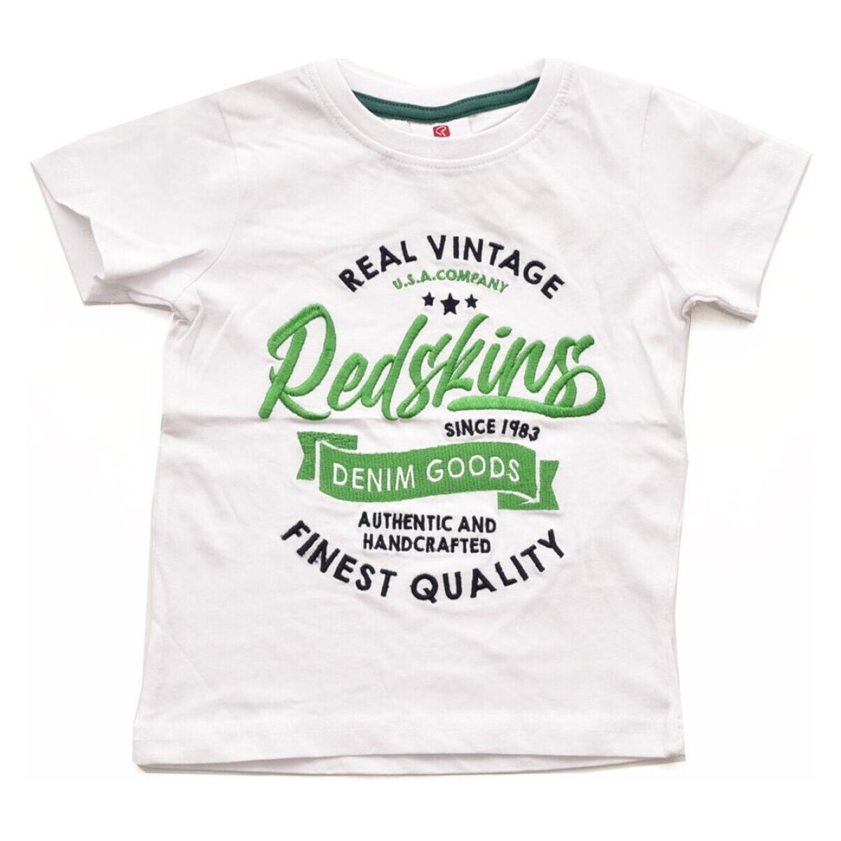 Textiel Kinderen T-shirts & Polo’s Redskins RS2244 Wit