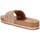 Schoenen Dames Leren slippers Axa -73440A Brown
