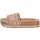 Schoenen Dames Leren slippers Axa -73440A Brown