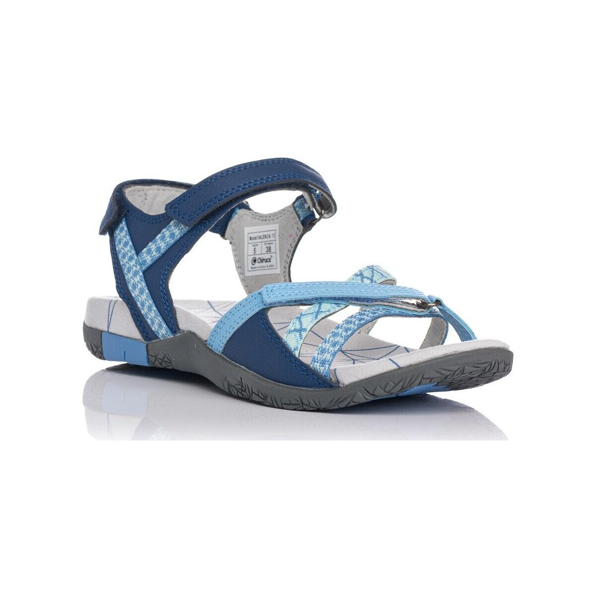 Schoenen Dames Sandalen / Open schoenen Chiruca BASKETS  VALENCIA Blauw