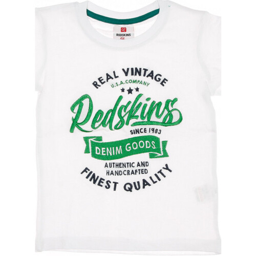 Textiel Jongens T-shirts & Polo’s Redskins  Wit
