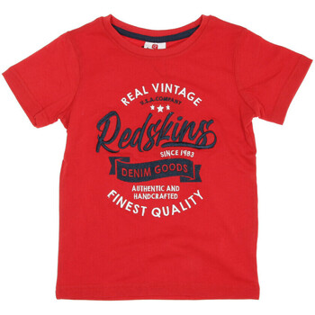 Textiel Kinderen T-shirts korte mouwen Redskins  Rood