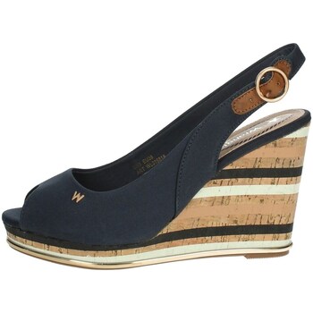 Schoenen Dames Sandalen / Open schoenen Wrangler WL31581A Blauw