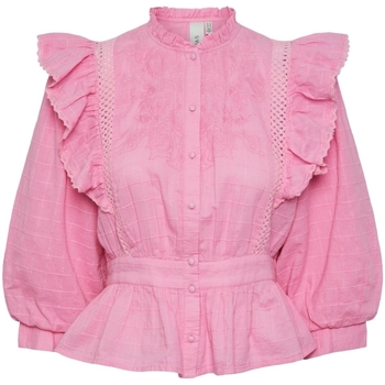Textiel Dames Tops / Blousjes Y.a.s YAS Shirt Ranja - Rosebloom Roze
