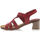Schoenen Dames Sandalen / Open schoenen Simplement B sandalen / blootsvoets vrouw rood Rood