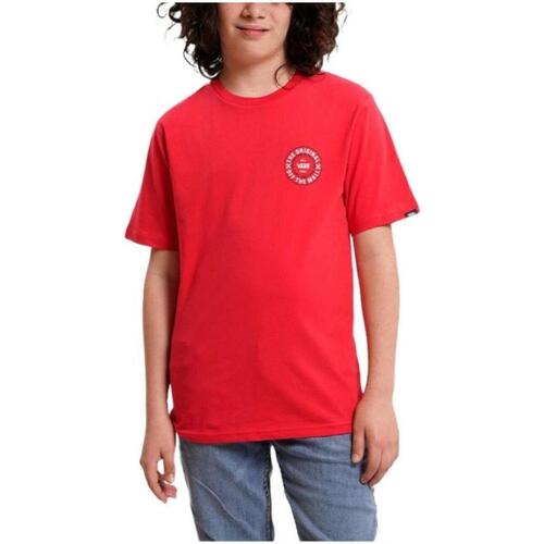 Textiel Jongens T-shirts korte mouwen Vans  Rood