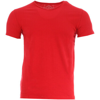 Textiel Heren T-shirts korte mouwen La Maison Blaggio  Rood