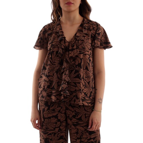 Textiel Dames Overhemden Iblues EGIDIO Brown