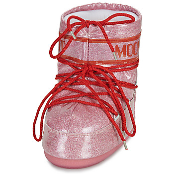 Moon Boot MB ICON LOW GLITTER Roze / Rood
