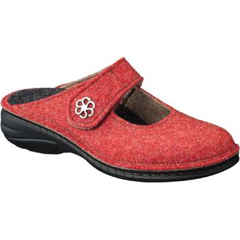 Schoenen Dames Leren slippers Finn Comfort 6567482147 Rood