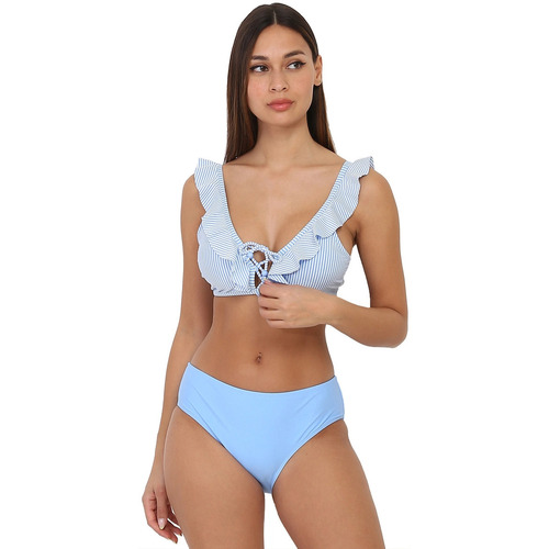 Textiel Dames Bikini's La Modeuse 56050_P116294 Blauw