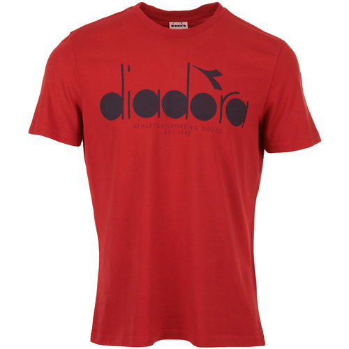 Textiel Heren T-shirts korte mouwen Diadora T-shirt 5Palle Used Rood